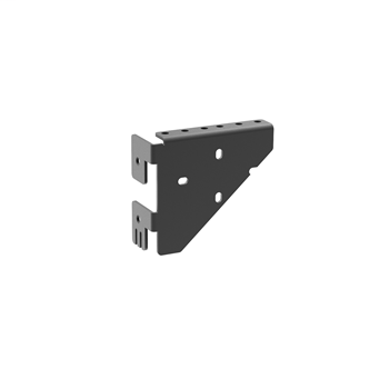 Rear Horizontal Mounting (2RU) Bracket for Swing-Out Wall-Mount Cabinet