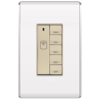 In-Wall Fan Speed Controller, Ivory