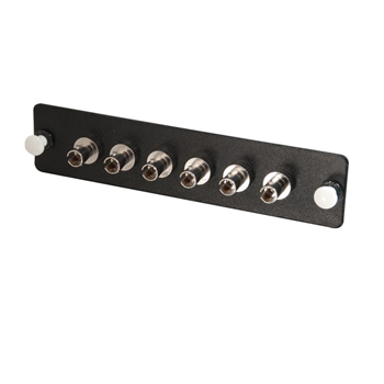 Q-Series™ 6-Strand, ST, PB Insert, MM/SM ST Adapter Panel