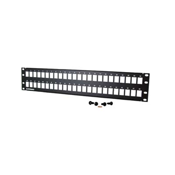 Product image for Ortronics OR-SPKSU48 482.6 x 25.4 x 44.45 mm 48-Port 2-Rack Unit Patch Panel Kit