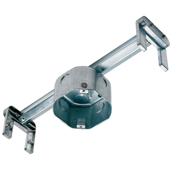 Pass & Seymour 22200 2.5" 25" Steel Deep Retrofit Fan Brace with Box Pass & Seymour 22200 2.5" 25" Steel Deep Retrofit Fan Brace with Box