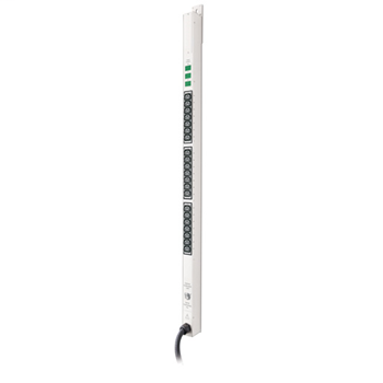 Metered 66.5" Vertical PDU, 208V 3Ø Wye 20A, (24) C13 Outlets, (3) Meters, 10' cord with L21-20P input plug