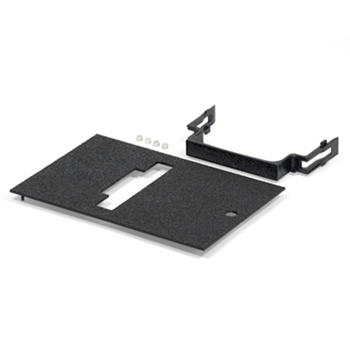 Outdoor Ground Box Cover Plate Kit, Black