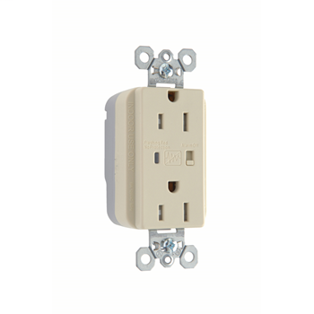 PlugTail® Tamper-Resistant Surge Protective Duplex Receptacle, Ivory