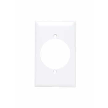 Pass & Seymour TP724-W 1-Gang 1-Power Outlet Receptacle White Nylon Standard Unbreakable Wallplate Pass & Seymour TP724-W 1-Gang 1-Power Outlet Receptacle White Nylon Standard Unbreakable Wallplate