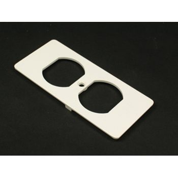 Wiremold 5507D Non-Metallic Duplex Ivory Faceplate Wiremold 5507D Non-Metallic Duplex Ivory Faceplate