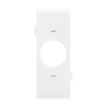 Product image for Pass & Seymour PJSC7-W 1-Single Receptacle White Smooth Nylon Semi-Jumbo Center Sectional Wallplate