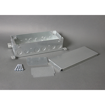 Wiremold 880S3 1/2 x 3/4 x 1 Inch 180 In 3-Gang Stamped Steel Floor Box Wiremold 880S3 1/2 x 3/4 x 1 Inch 180 In 3-Gang Stamped Steel Floor Box