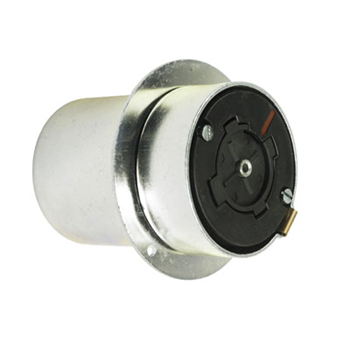 60 Amp Power Interrupting Flanged Outlet, Die-Cast 26514A