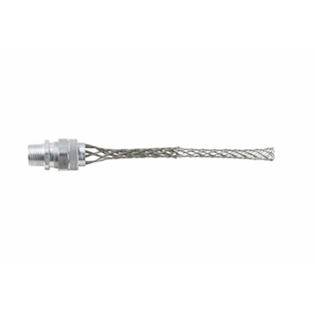 Pass & Seymour CG411 0.625 to 0.75 Inch Stainless Steel Straight Male Double Weave Cord Grip Pass & Seymour CG411 0.625 to 0.75 Inch Stainless Steel Straight Male Double Weave Cord Grip