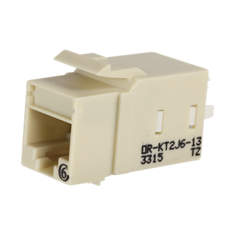 Product image for ORT OR-KT2J6-13 KEYSTONE CAT6 JACK ELEC IVORY