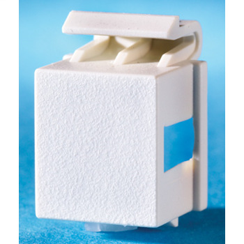 Product image for Ortronics OR-KSB10-99 Ivory Blank Jack Module