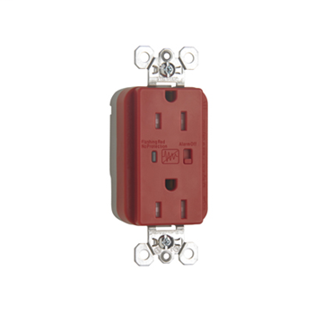 Product image for P&S PTTR5262-REDSP 15A/125V DUP RCP