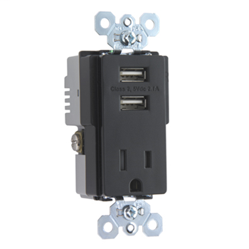 Product image for P&S TR5261USB 15A TR SPEC GRADE W/