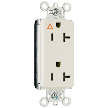 Product image for P&S PTIG26362-RED 20A 125V DECO PLT