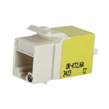Product image for ORT OR-KT2J6A KEYSTONE CAT6A JACK FOG WHITE