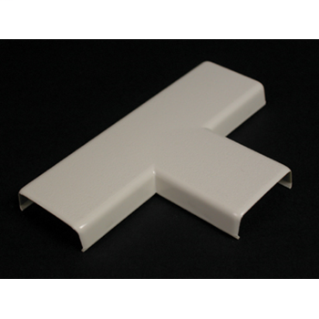 Wiremold 815 4-1/8 x 2-3/4" Ivory Non-Metallic 1-Channel Raceway Tee Wiremold 815 4-1/8 x 2-3/4" Ivory Non-Metallic 1-Channel Raceway Tee