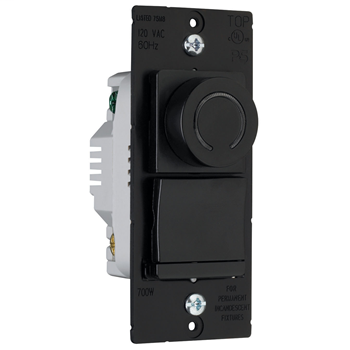 Mayer-DDS-Decorator Rotary DR Series Dimmer, Black DR703PBKV-1