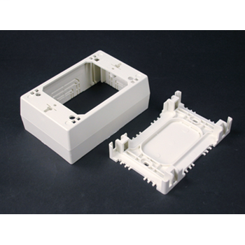 Wiremold NM2048 4-3/4 x 3 x 1-3/4 Inch Ivory Non-Metallic 1-Channel Raceway Sure Snap Deep Device Box Wiremold NM2048 4-3/4 x 3 x 1-3/4 Inch Ivory Non-Metallic 1-Channel Raceway Sure Snap Deep Device Box
