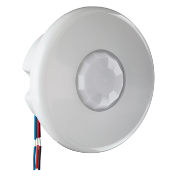 Product image for Pass & Seymour CS500 3.3 x 2.2 Inch 24 VDC 11 mA 500 Square Foot White Passive Infrared PIR Ceiling Occupancy Sensor
