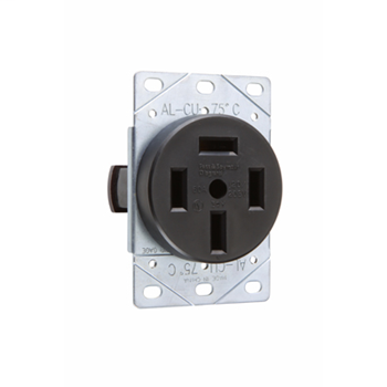 Pass & Seymour 3870 60 Amp 120/208 VAC Star 3-Phase 4-Pole 4-Wire NEMA 18-60R Straight Blade Power Receptacle Pass & Seymour 3870 60 Amp 120/208 VAC Star 3-Phase 4-Pole 4-Wire NEMA 18-60R Straight Blade Power Receptacle