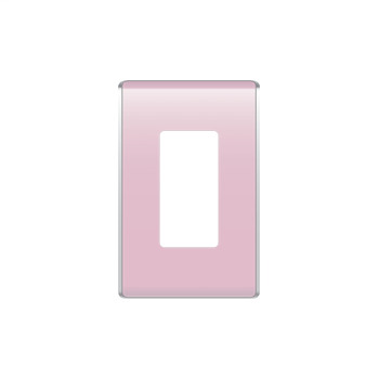 Product image for STUDIO 1G WALL PLATE CAMEO PINK