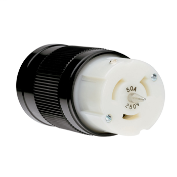 Pass & Seymour CS8264 50 Amp 250 VAC 3-Wire Non-NEMA Nylon Locking Connector Pass & Seymour CS8264 50 Amp 250 VAC 3-Wire Non-NEMA Nylon Locking Connector
