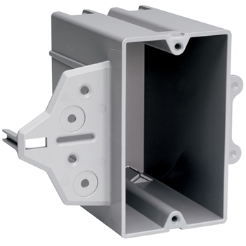 Pass & Seymour P122C 3-3/4 x 2-1/4 x 4 Inch 22 In 1-Gang Switch and Outlet Box with Mounting Hole Pass & Seymour P122C 3-3/4 x 2-1/4 x 4 Inch 22 In 1-Gang Switch and Outlet Box with Mounting Hole