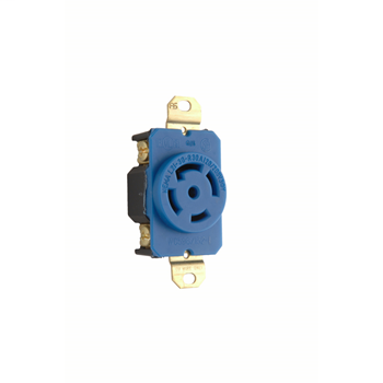 Product image for P&S L2130RBL TURNLOK SGL RECP 5W 30