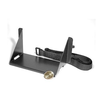 Product image for On-Q 364264-01 6.42 x 2.95 x 2.9 Inch 12 Volt 7 Ah Semo-Gloss Black 18 Gauge CRS Half Width Battery Holder