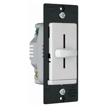 Mayer-DDS-LS Series Incandescent Slide Dimmer, White LS600W-1