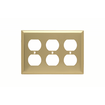 Product image for P&S SB83-PB 3G 3 DPLX POL BRS PLT