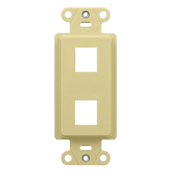 On-Q WP3412-IV 1.65 x 0.28 x 4.19 Inch 2-Port Ivory Plastic Wall Box Mounting Non-Flexible Outlet Strap On-Q WP3412-IV 1.65 x 0.28 x 4.19 Inch 2-Port Ivory Plastic Wall Box Mounting Non-Flexible Outlet Strap