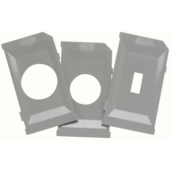 While-In-Use Cover Extra Plate Kit, Gray WIU10PK