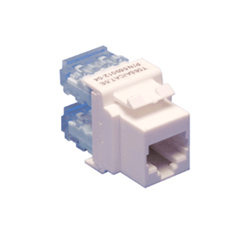 Product image for P&S 364290-01 ANYPORT RJ45 KEY MJ CAT5E WHT (M25)