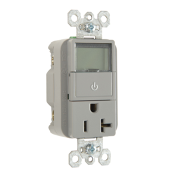 Product image for P&S PLT26351GRY PLUGLOAD TIMER 20A