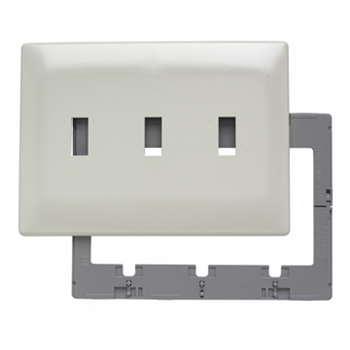 Product image for P&S SWP3-LA 3G SCRLS WALL PLATE