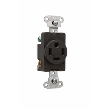 Pass & Seymour 3820 20 Amp 125/250 VAC 3-Pole 4-Wire NEMA 14-20R Straight Blade Single Receptacle Pass & Seymour 3820 20 Amp 125/250 VAC 3-Pole 4-Wire NEMA 14-20R Straight Blade Single Receptacle