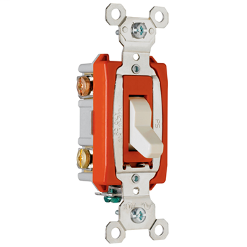 Pass & Seymour PS20AC3-LA 20 Amp 120/277 VAC 3-Way Light Almond Glass Reinforced Nylon Screw Mounting Toggle Switch Pass & Seymour PS20AC3-LA 20 Amp 120/277 VAC 3-Way Light Almond Glass Reinforced Nylon Screw Mounting Toggle Switch