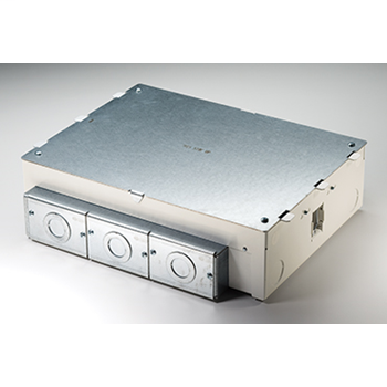 Wiremold EFB6S 15-1/8 x 11-3/16 x 4-1/16 Inch 6-Gang Rectangular Steel Floor Box Wiremold EFB6S 15-1/8 x 11-3/16 x 4-1/16 Inch 6-Gang Rectangular Steel Floor Box