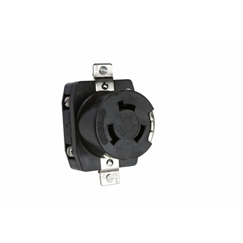 Pass & Seymour CR6369 50 Amp 125/250 VAC 3-Pole 4-Wire Non-NEMA Nylon Corrosion-Resistant Single Receptacle Pass & Seymour CR6369 50 Amp 125/250 VAC 3-Pole 4-Wire Non-NEMA Nylon Corrosion-Resistant Single Receptacle