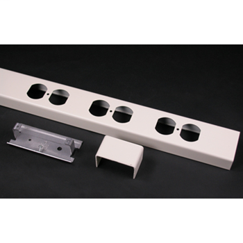 Wiremold 25DTP-B 28 x 2-1/4 x 1" Ivory Steel Duplex Receptacle Cover Wiremold 25DTP-B 28 x 2-1/4 x 1" Ivory Steel Duplex Receptacle Cover