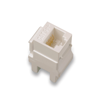 Product image for GREY F3450-WH TAP CAT5E KEYSTONE WHITE (M10)