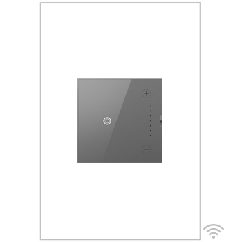 Product image for Pass & Seymour ADTHRRM1 Touch Wireless Whole-House Remote Dimmer, 900MHz, 120 VAC - Magnesium Finish