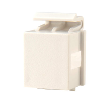 Product image for Ortronics OR-KSB10-88 Cloud White Blank Jack Module