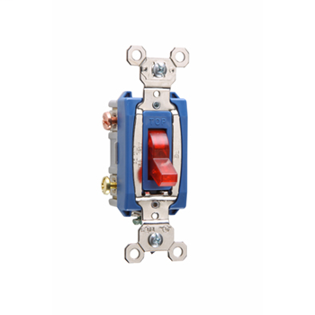 Pass & Seymour PS15AC3-RPL 15 Amp 120 VAC 3-Way Red Glass Reinforced Nylon Screw Mounting Pilot Lighted Toggle Switch Pass & Seymour PS15AC3-RPL 15 Amp 120 VAC 3-Way Red Glass Reinforced Nylon Screw Mounting Pilot Lighted Toggle Switch