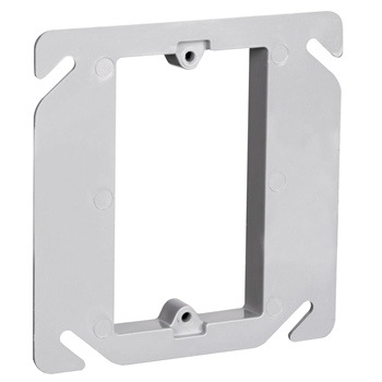 Single Gang Cover for 4" Square Box RC1
