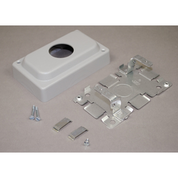 1500/2600 Series Overfloor Raceway Single Receptacle Box 1546A