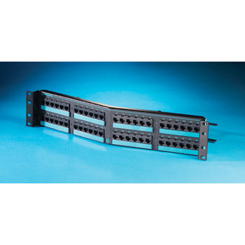 Product image for ORTR PHA5E6U48 48PORT,ANGL PNL,C5E/