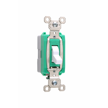 Pass & Seymour PS30AC1-W 30 Amp 120/270 VAC 1-Pole White Glass Reinforced Nylon Screw Mounting Toggle Switch Pass & Seymour PS30AC1-W 30 Amp 120/270 VAC 1-Pole White Glass Reinforced Nylon Screw Mounting Toggle Switch